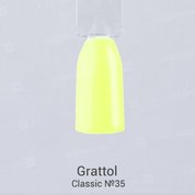 Grattol, Гель-лак Pastel Lemon №35 (9 мл.)
