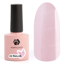 AdriCoco, Est Naturelle - Гель-лак №01 камуфлирующий розовый (8 мл.)