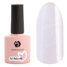AdriCoco, Est Naturelle - Гель-лак №08 камуфлирующий розовый с шиммером (8 мл.)