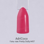 AdriCoco, Pretty dolly - Гель-лак №07 неоновый ягодный (8 мл.)