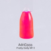 AdriCoco, Pretty dolly - Гель-лак №11 неоновый коралловый (8 мл.)