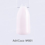 AdriCoco, Цветной гель-лак №001 светло-розовый (8 мл.)