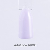 AdriCoco, Цветной гель-лак №005 светло-лиловый (8 мл.)