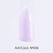 AdriCoco, Цветной гель-лак №006 нежно-лиловый (8 мл.)