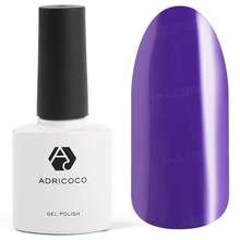 AdriCoco, Цветной гель-лак №014 фиолетовый (8 мл.)