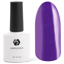 AdriCoco, Цветной гель-лак №015 ультрафиолетовый (8 мл.)