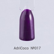 AdriCoco, Цветной гель-лак №017 баклажановый (8 мл.)