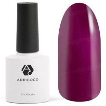AdriCoco, Цветной гель-лак №019 пурпурный (8 мл.)