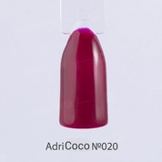 AdriCoco, Цветной гель-лак №020 рубиновый (8 мл.)