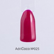 AdriCoco, Цветной гель-лак №025 малиновый (8 мл.)
