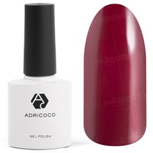 AdriCoco, Цветной гель-лак №026 бордовый (8 мл.)