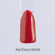 AdriCoco, Цветной гель-лак №029 красный (8 мл.)