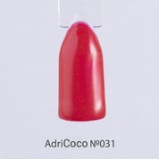 AdriCoco, Цветной гель-лак №031 мерцающий земляничный (8 мл.)
