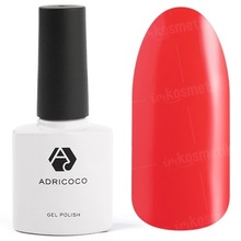 AdriCoco, Цветной гель-лак №033 ярко-малиновый (8 мл.)