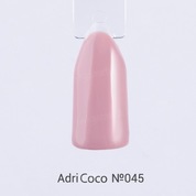 AdriCoco, Цветной гель-лак №045 дымчато-розовый (8 мл.)