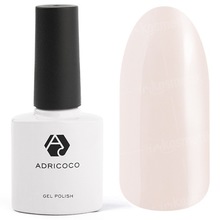 AdriCoco, Цветной гель-лак №055 молочно-бежевый (8 мл.)