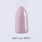 AdriCoco, Цветной гель-лак №071 пепельно-розовый (8 мл.)
