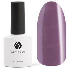 AdriCoco, Цветной гель-лак №073 дымчато-пурпурный (8 мл.)
