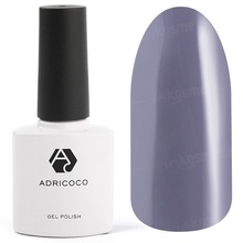 AdriCoco, Цветной гель-лак №078 мокрый асфальт (8 мл.)