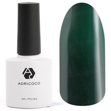 AdriCoco, Цветной гель-лак №085 зеленый (8 мл.)