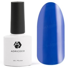 AdriCoco, Цветной гель-лак №090 ярко-синий (8 мл.)
