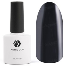 AdriCoco, Цветной гель-лак №099 черный (8 мл.)