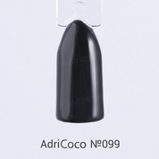 AdriCoco, Цветной гель-лак №099 черный (8 мл.)