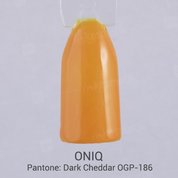 ONIQ, Гель-лак для покрытия ногтей - Pantone: Dark Cheddar OGP-186s (6 мл.)