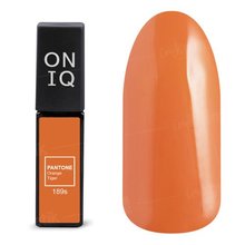 ONIQ, Гель-лак для покрытия ногтей - Pantone: Orange Tiger OGP-189s (6 мл.)