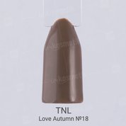 TNL, Гель-лак Love autumn №18 - Молочный шоколад (10 мл.)
