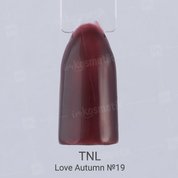 TNL, Гель-лак Love autumn №19 - Темный шоколад (10 мл.)