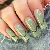 Monami Grand, Верхние формы - Длинный арочный квадрат (Ленивый френч, 140 шт.)