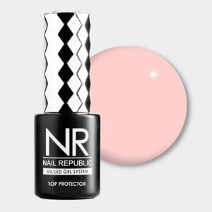 Nail Republic, Color Top Protector - Камуфлирующий топ c UV фильтром без л/с №35 (10 мл)