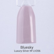 Bluesky, Гель-лак Luxury Silver № LV206 (10 мл.)
