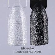 Bluesky, Гель-лак Luxury Silver № LV393 (10 мл.)