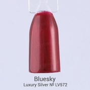 Bluesky, Гель-лак Luxury Silver № LV572 (10 мл.)