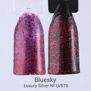 Bluesky, Гель-лак Luxury Silver № LV575 (10 мл.)