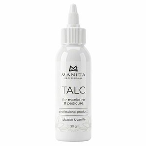 MANITA PROFESSIONAL, Тальк для маникюра и педикюра TOBACCO & VANILLE (30 g)