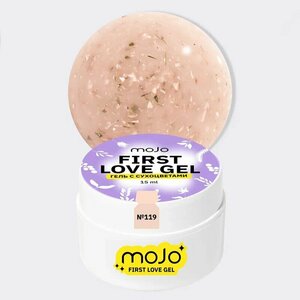 MOJO, First Love Gel - Гель для моделирования с сухоцветами №119 (15 мл)