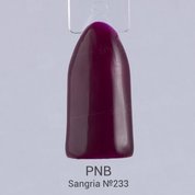 PNB, Гель-лак цвет №233 Sangria (8 мл.)