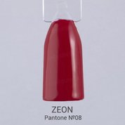 ZEON, Гель-лак для ногтей - Pantone №08 (10,2 мл.)
