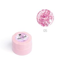 AdriCoco, Гель для дизайна ногтей Glow Bomb №05 Розовый кристалл (6 мл.)