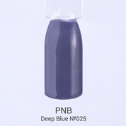 PNB, Гель-лак цвет №025 Deep Blue (8 мл.)