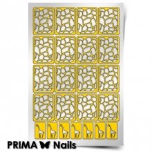 PrimaNails, Трафарет для дизайна ногтей - Жираф