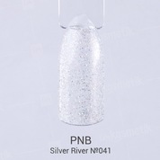 PNB, Гель-лак цвет №041 Silver River (8 мл.)