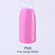 PNB, Гель-лак цвет №043 Pink Candy (8 мл.)