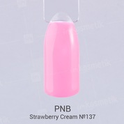 PNB, Гель-лак цвет №137 Strawberry Cream (8 мл.)