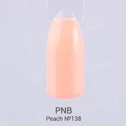 PNB, Гель-лак цвет №138 Peach (8 мл.)