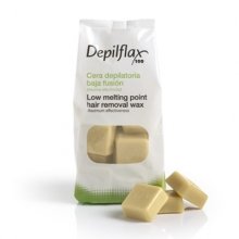 Depilflax, Горячий воск для депиляции в брикетах - Слоновая кость (1 кг)