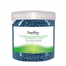 Depilflax, Горячий воск для депиляции в гранулах - Азуленовый (600 гр)